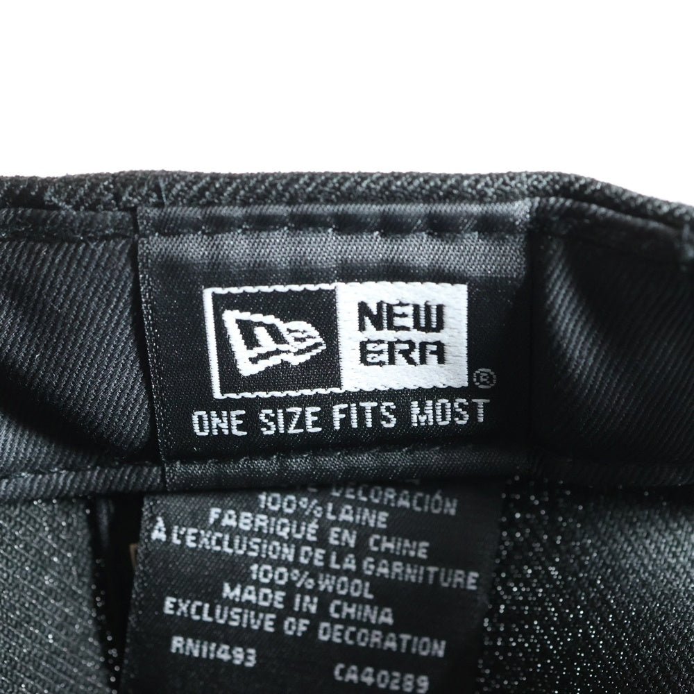 NEW ERA(ニューエラ) paper planes 6PANEL CAP ペーパープレーンズ エンブロイダリー ロゴ 6パネル キャップ 帽子 ブラック