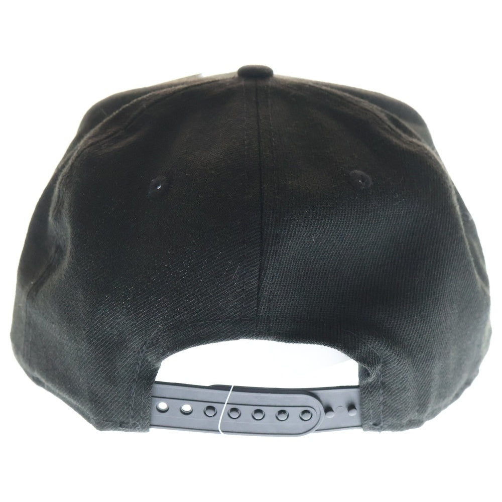 NEW ERA(ニューエラ) paper planes 6PANEL CAP ペーパープレーンズ エンブロイダリー ロゴ 6パネル キャップ 帽子 ブラック