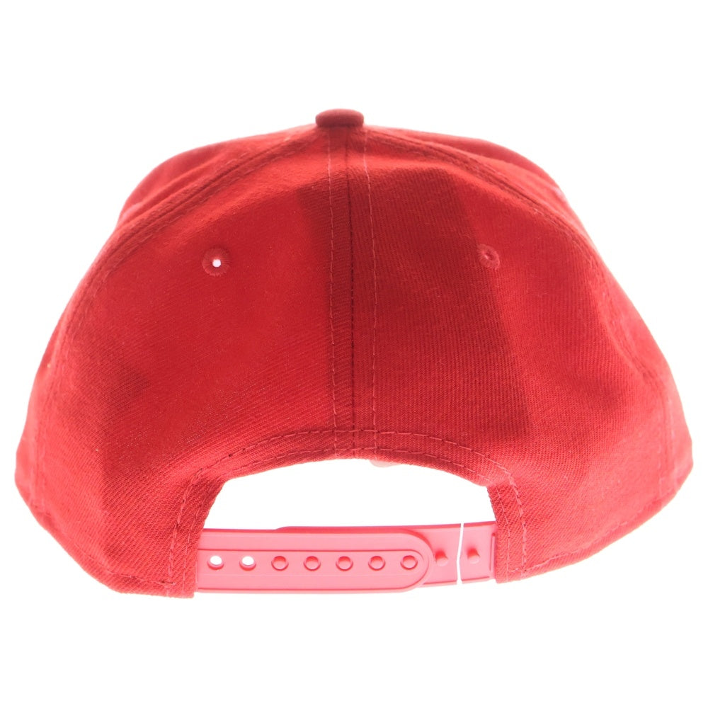 NEW ERA(ニューエラ) paper planes 6PANEL CAP ペーパープレーンズ エンブロイダリー ロゴ 6パネル キャップ 帽子 レッド