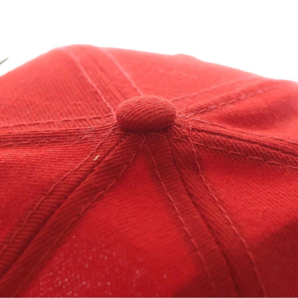 NEW ERA(ニューエラ) paper planes 6PANEL CAP ペーパープレーンズ エンブロイダリー ロゴ 6パネル キャップ 帽子 レッド