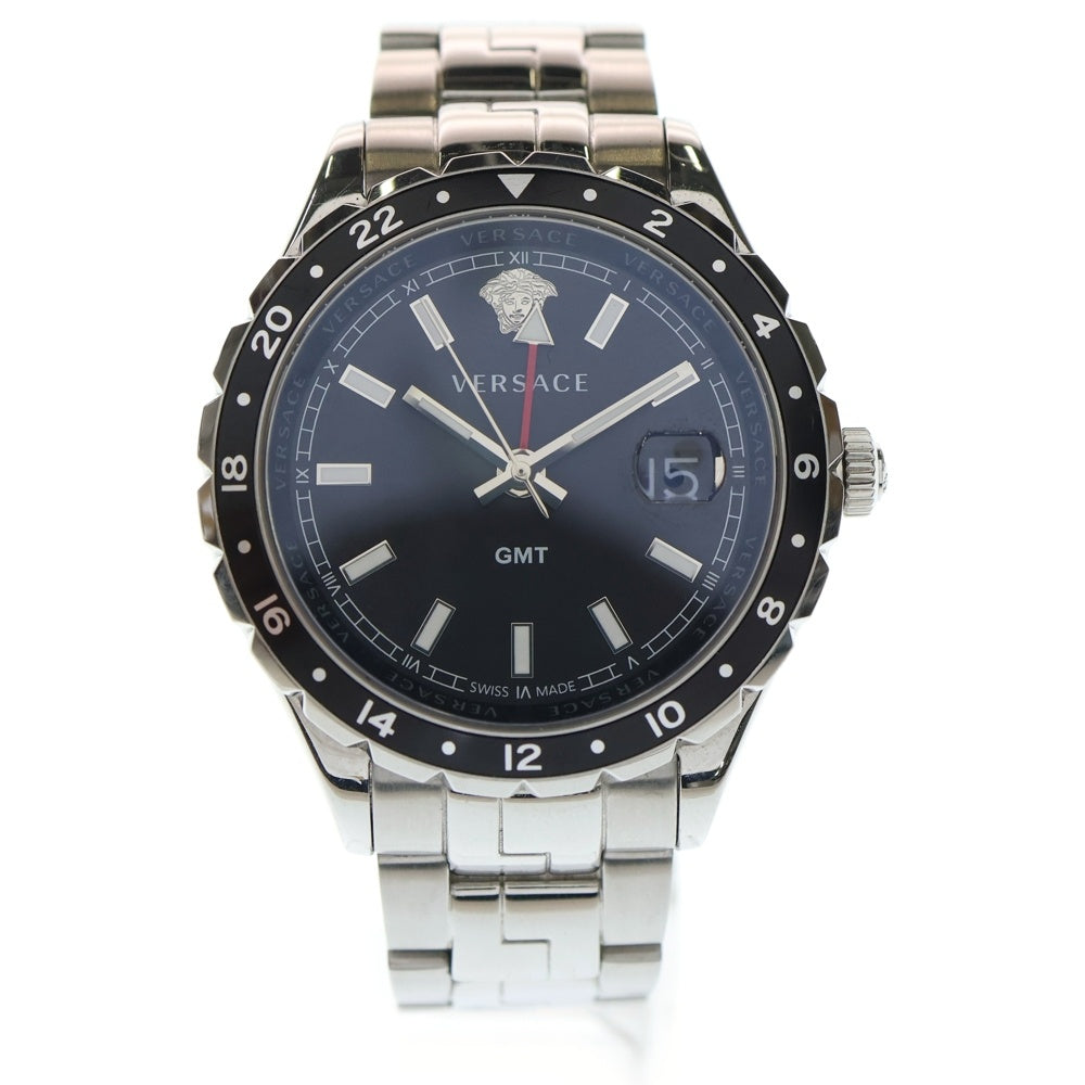 VERSACE(ヴェルサーチ) HELLENYIUM GMT ヘレニウム メデューサ ロゴ