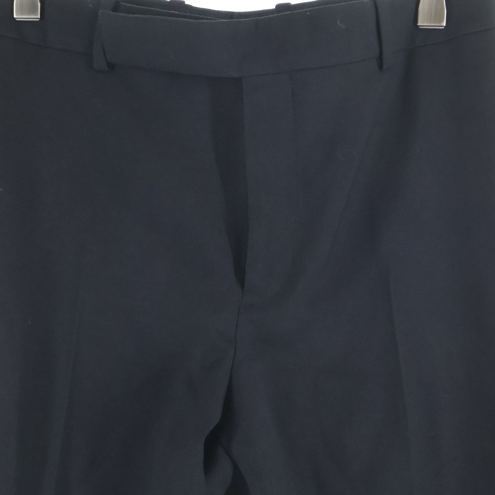 SAINT LAURENT PARIS(サンローランパリ) ウール混 テーパードスラックスパンツ ブラック 617500 Y404W