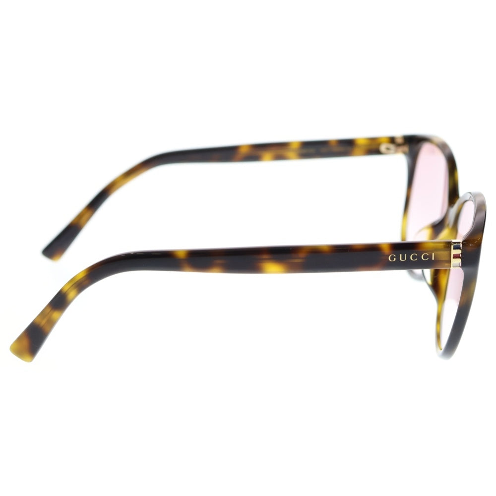 GUCCI(グッチ) アジアンフィット ラウンド型 サングラス 眼鏡 アイウェア レディース ブラウン GG0461SA