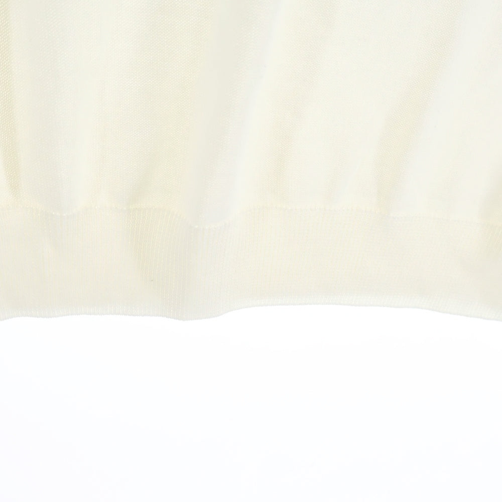 ZANONE(ザノーネ) クルーネック ミドルゲージ ニット セーター ホワイト