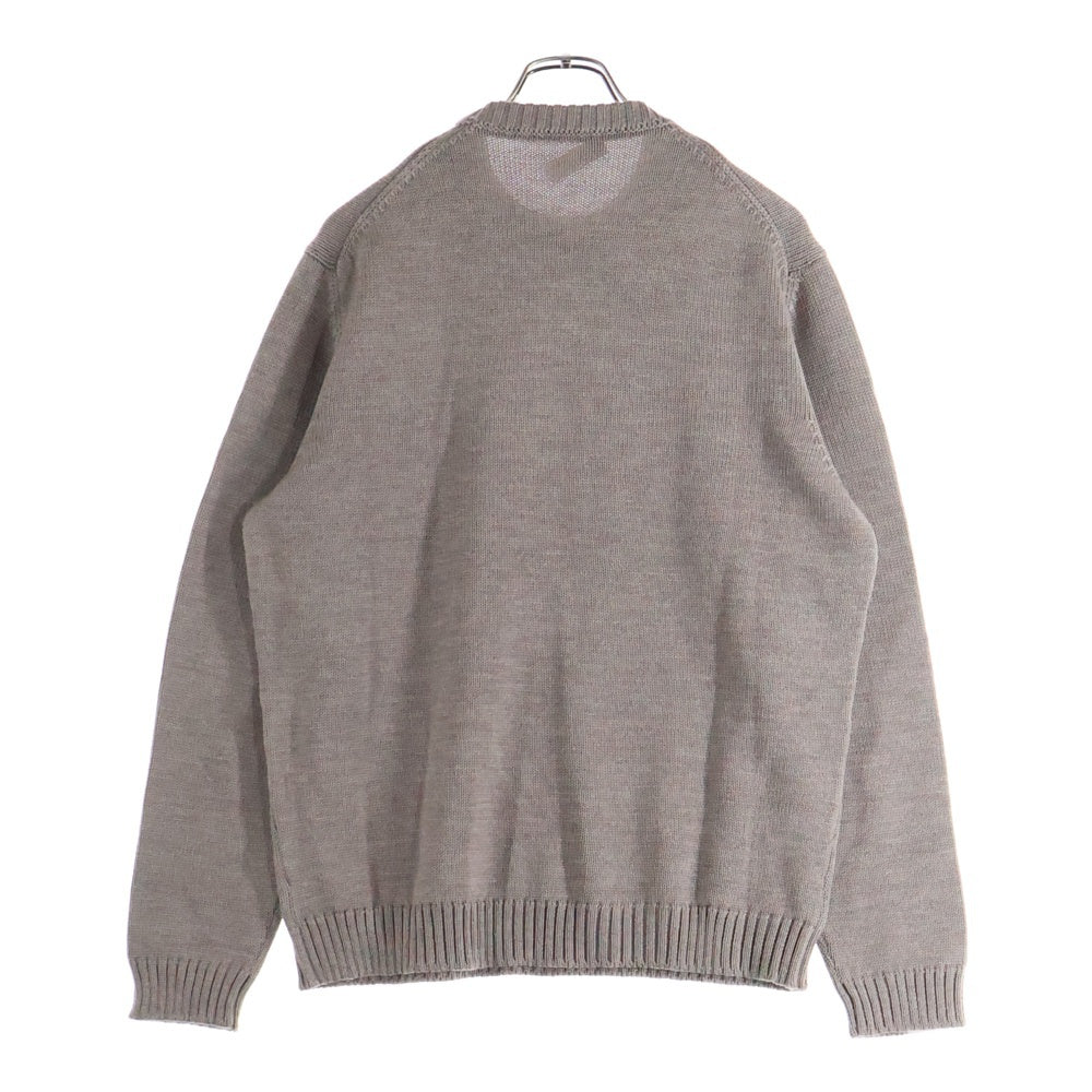 ZANONE(ザノーネ) クルーネック ハイゲージ ニット セーター ブラウン