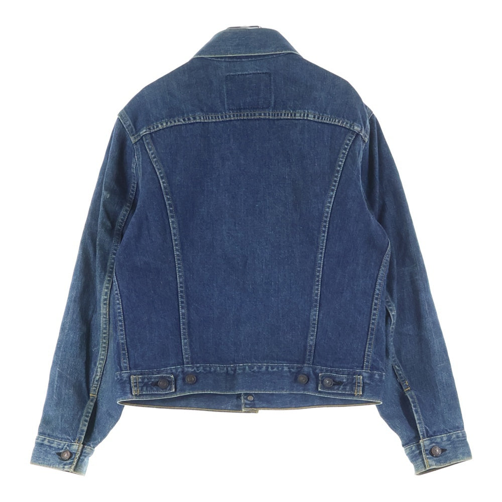 Levi's(リーバイス) 90S VINTAGE ヴィンテージ 復刻 3nd 日本製 BIG E 両面ダブ ボタン裏J02 デニム トラッカー ジャケット インディゴ 71557‐0214