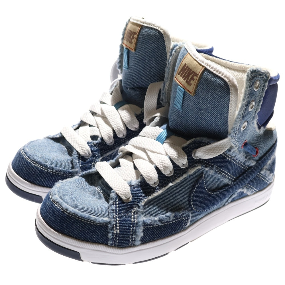 NIKE(ナイキ) 【観賞用 2011年製】WMNS AIR TROUPE II MID ウィメンズ エアトゥループ2 デニム ミッドカットスニーカー レディース インディゴ US6.5/23.5cm 441839-400
