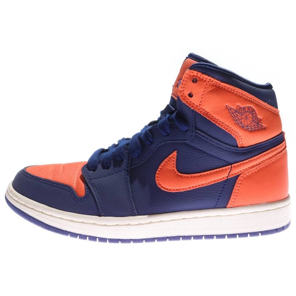 NIKE(ナイキ) WMNS AIR JORDAN 1 RETRO HIGH BLUE VOID TURF ORANGE ウィメンズ エアジョーダン1 ハイカットスニーカー レディース US6.5/23.5cm AH7389-408