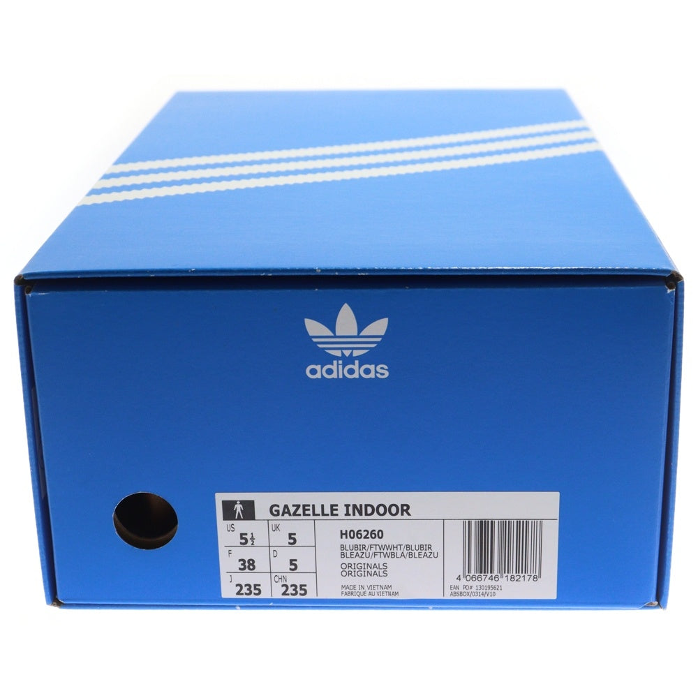 adidas(アディダス) GAZELLE INDOOR BLUE BIRD ガゼルインドア ブルーバード ローカットスニーカー レディース US5.5/23.5cm H06260
