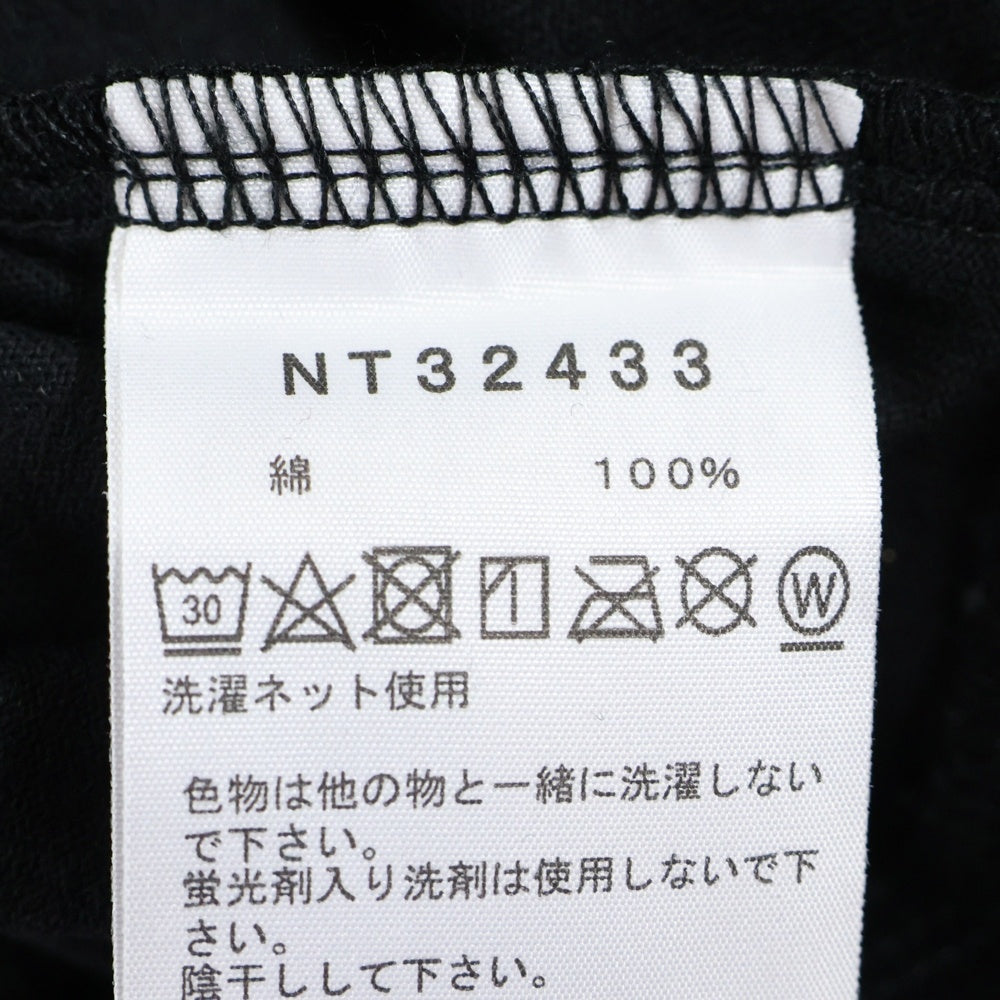 THE NORTH FACE(ザノースフェイス) S/S OVERSIZED LOGO TEE オーバーサイズ ロゴTシャツ 半袖クルーネックカットソー ブラック NT32433