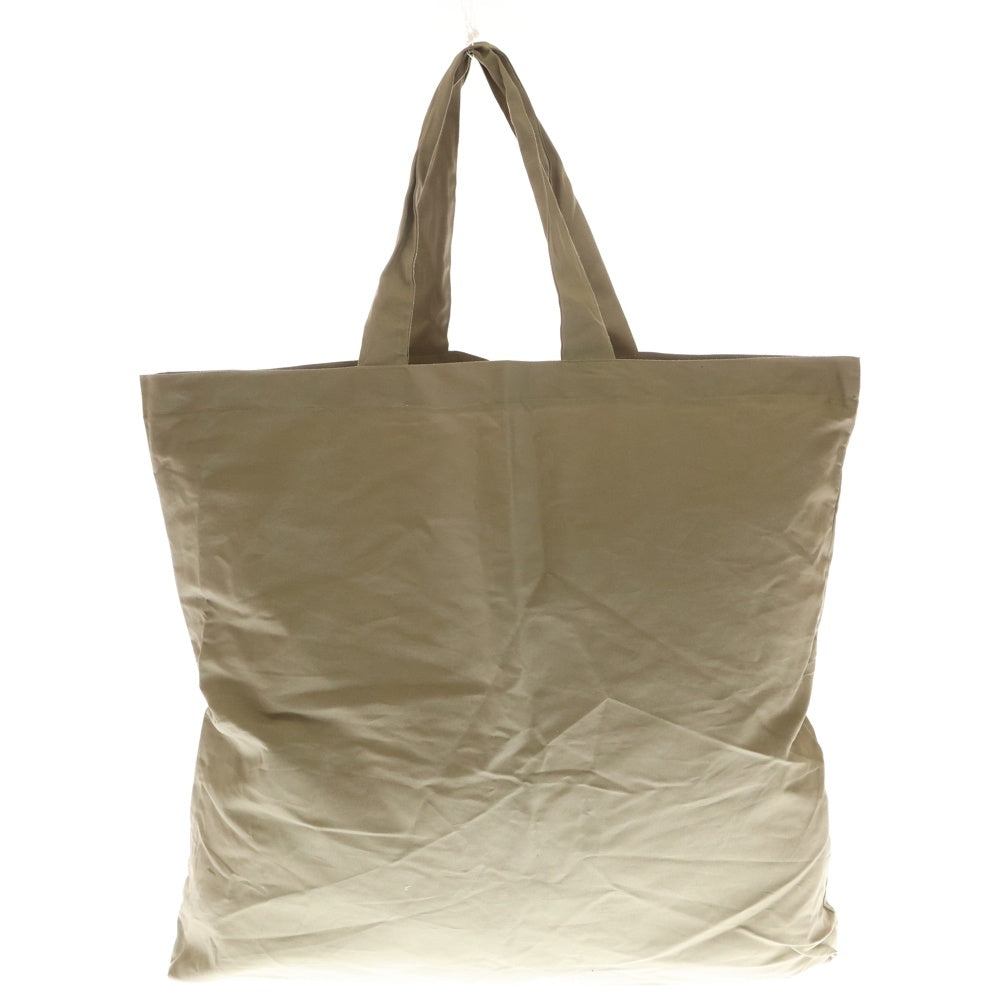 ISAMU KATAYAMA BACKLASH(イサムカタヤマバックラッシュ) ロゴプリント ラージ トートバッグ ベージュ