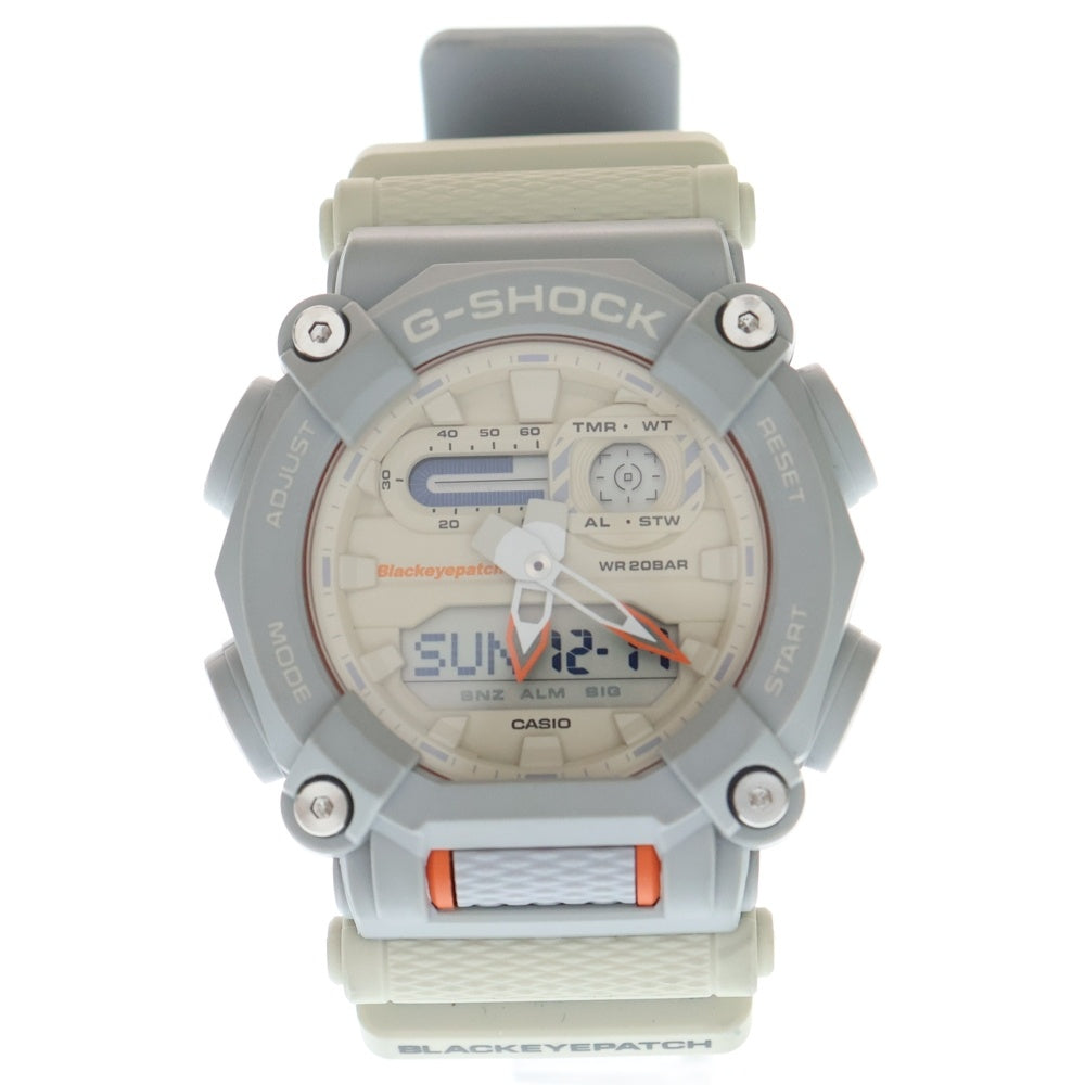 CASIO(カシオ) ×BlackEyePatch G-SHOCK ブラックアイパッチ ジーショック デジタルウォッチ 腕時計 グレー GA-900-BEP