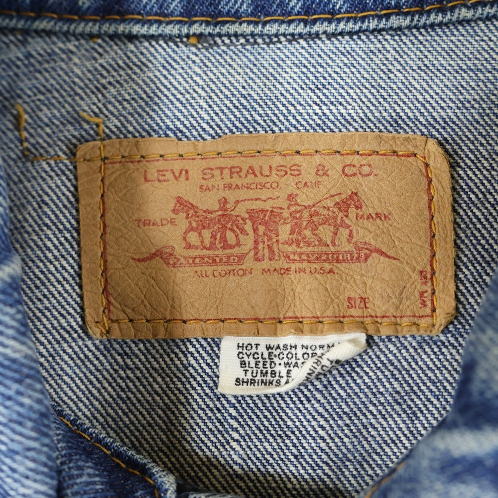 Levi's(リーバイス) 70S VINTAGE 4th BIG E ボタン裏522 トラッカーデニムジャケット Gジャン インディゴ