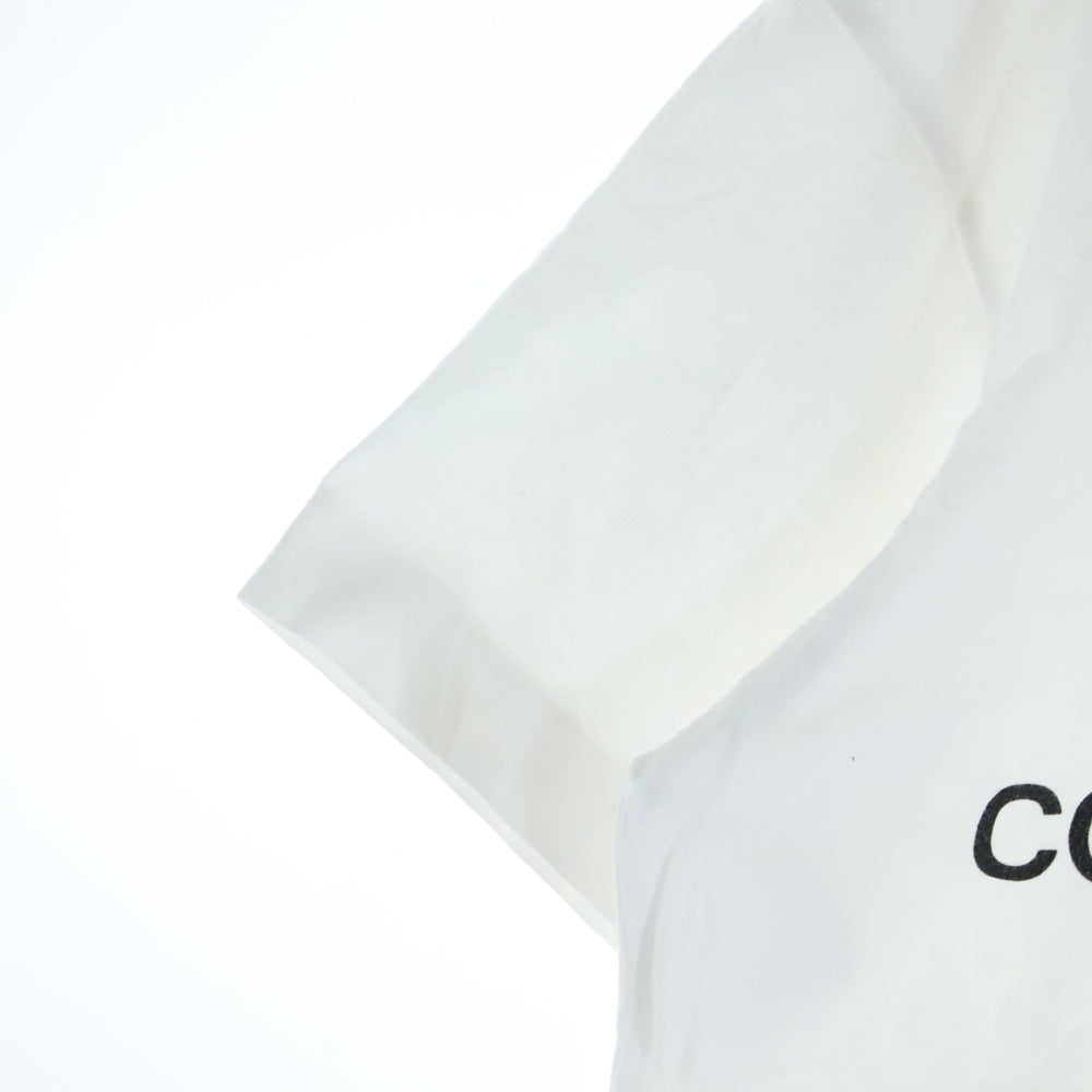 CDG(シーディージー) 1986 COMME des GARCONS T-SHIRT ロゴプリントTシャツ 半袖カットソー ホワイト SZ-T028 AD2025