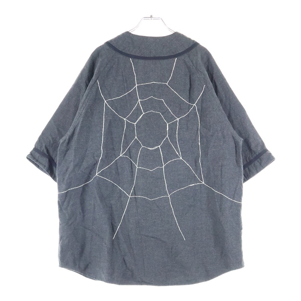 KAPITAL(キャピタル) 綿ウール GREAT KOUNTRY ベースボールシャツ グレー K2505SS215