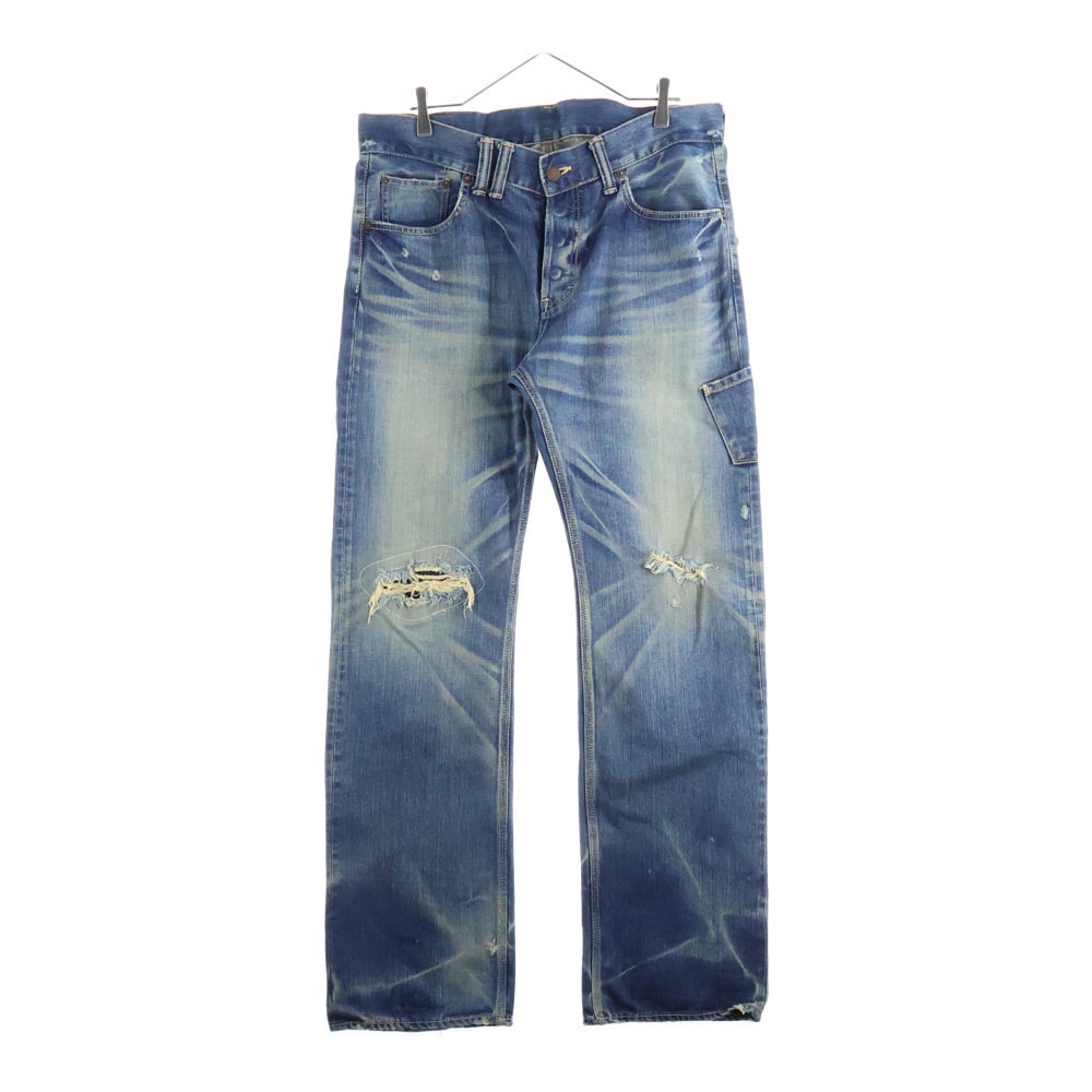 anachronorm(アナクローム) ゼータ2 ワッペン ダメージ加工デニムパンツ No.262