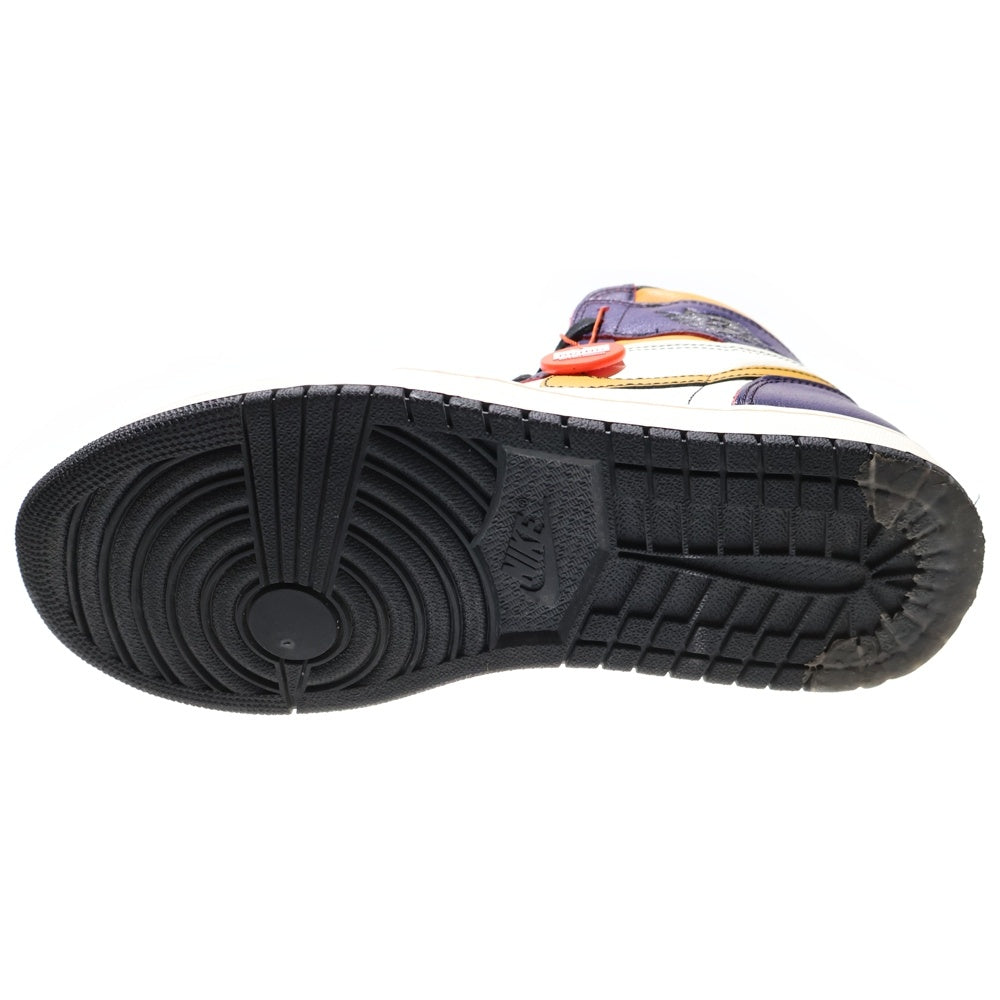 NIKE SB(ナイキエスビー) AIR JORDAN 1 RETRO HIGH LA TO CHICAGO エアジョーダン1 エルエー トゥー シカゴ ハイカットスニーカー イエロー/パープル US9.5/27.5cm CD6578-507