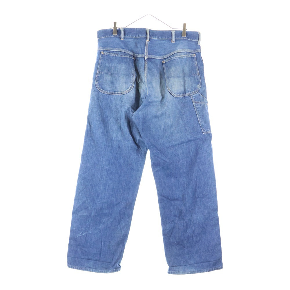 VINTAGE(ヴィンテージ) 60S VINTAGE STRONG RELIABLE ストロングリライアブル 両爪ZIP スナップボタン ヴィンテージ ペインターパンツ インディゴ