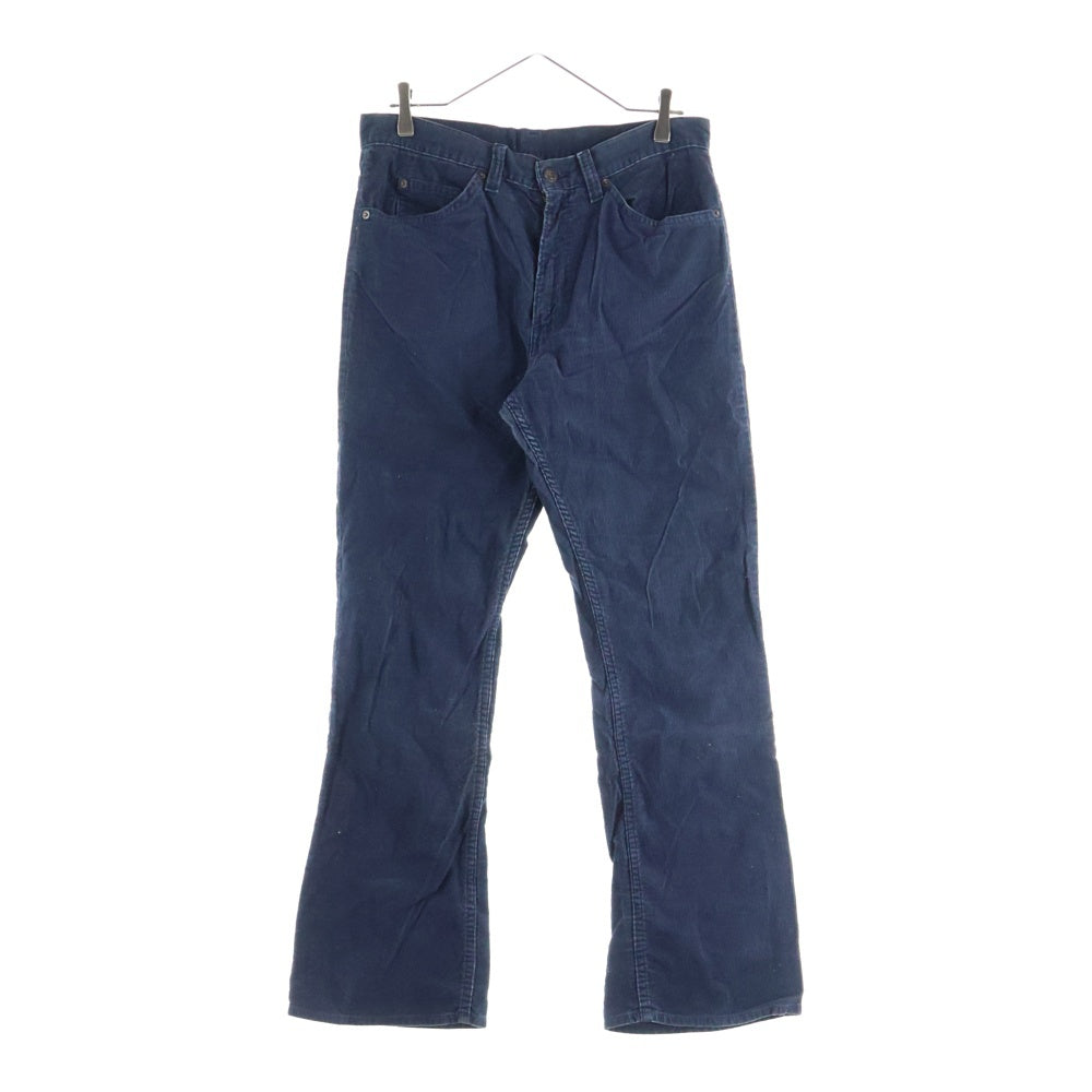 Levi's(リーバイス) 80S VINTAGE 517 ボタン裏54 コーデュロイ ヴィンテージ ブーツカット フレアパンツ ネイビー