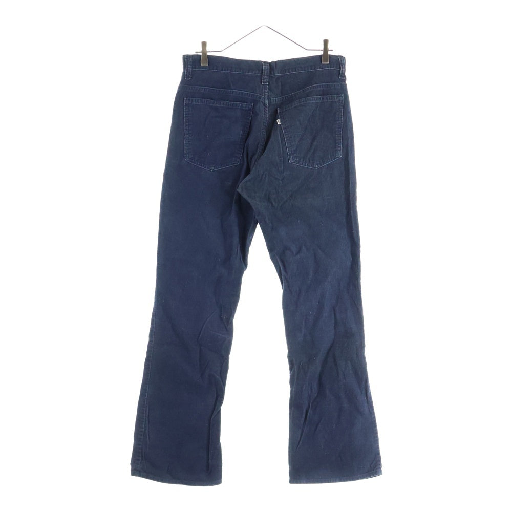 Levi's(リーバイス) 80S VINTAGE 517 ボタン裏54 コーデュロイ ヴィンテージ ブーツカット フレアパンツ ネイビー