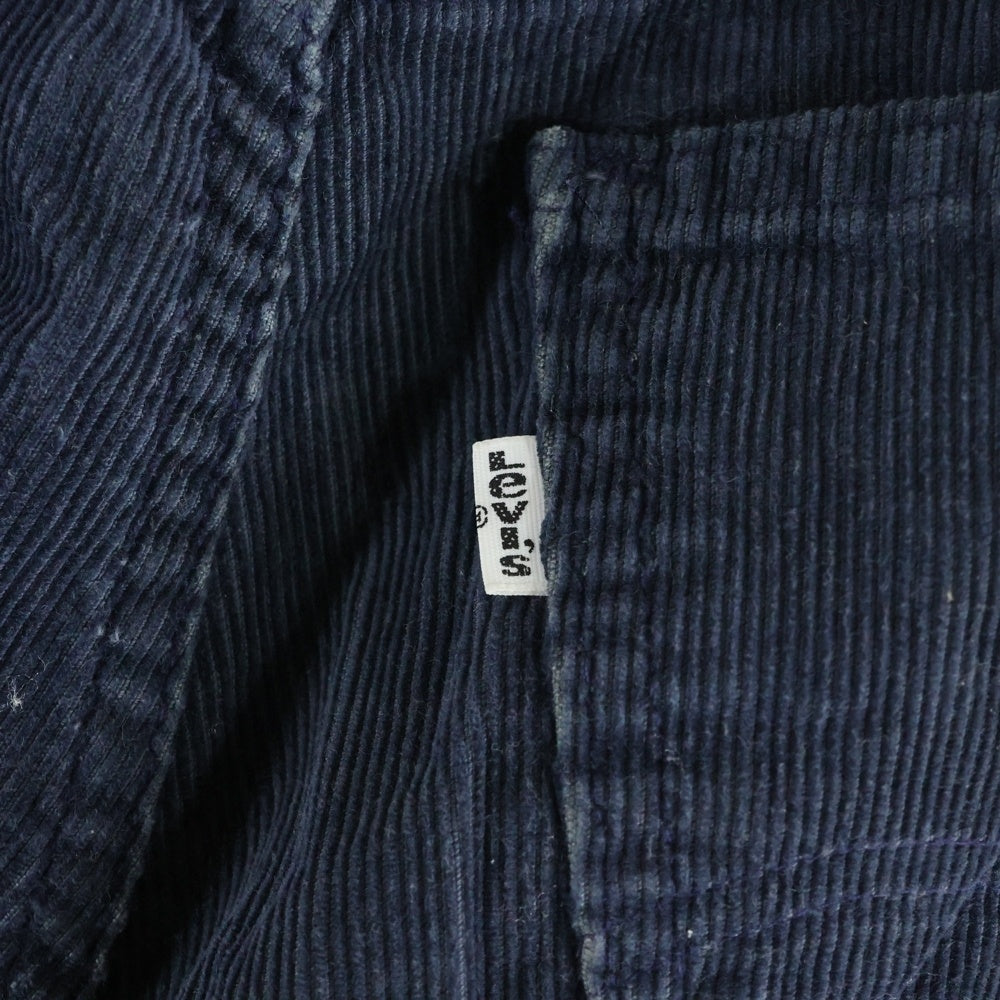 Levi's(リーバイス) 80S VINTAGE 517 ボタン裏54 コーデュロイ ヴィンテージ ブーツカット フレアパンツ ネイビー