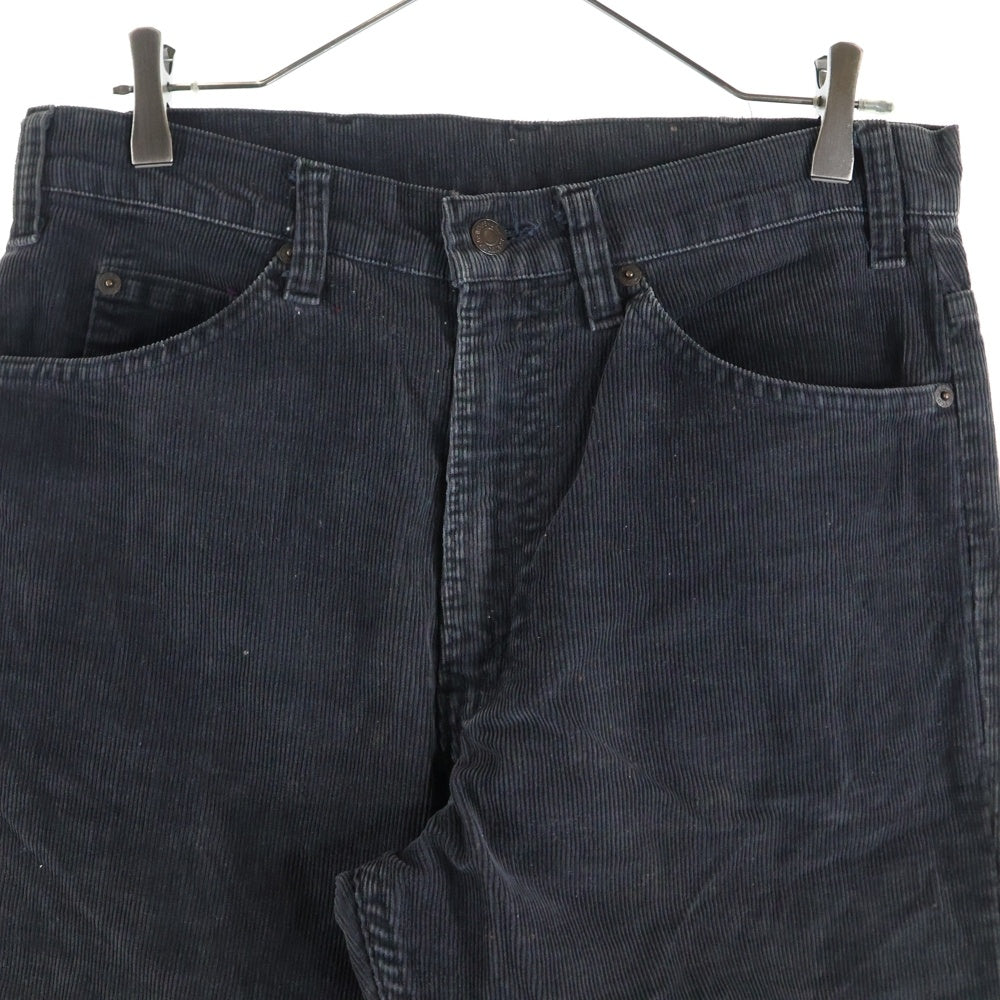Levi's(リーバイス) 80S VINTAGE 517 ボタン裏536 コーデュロイ ヴィンテージ ブーツカット フレアパンツ ブラック