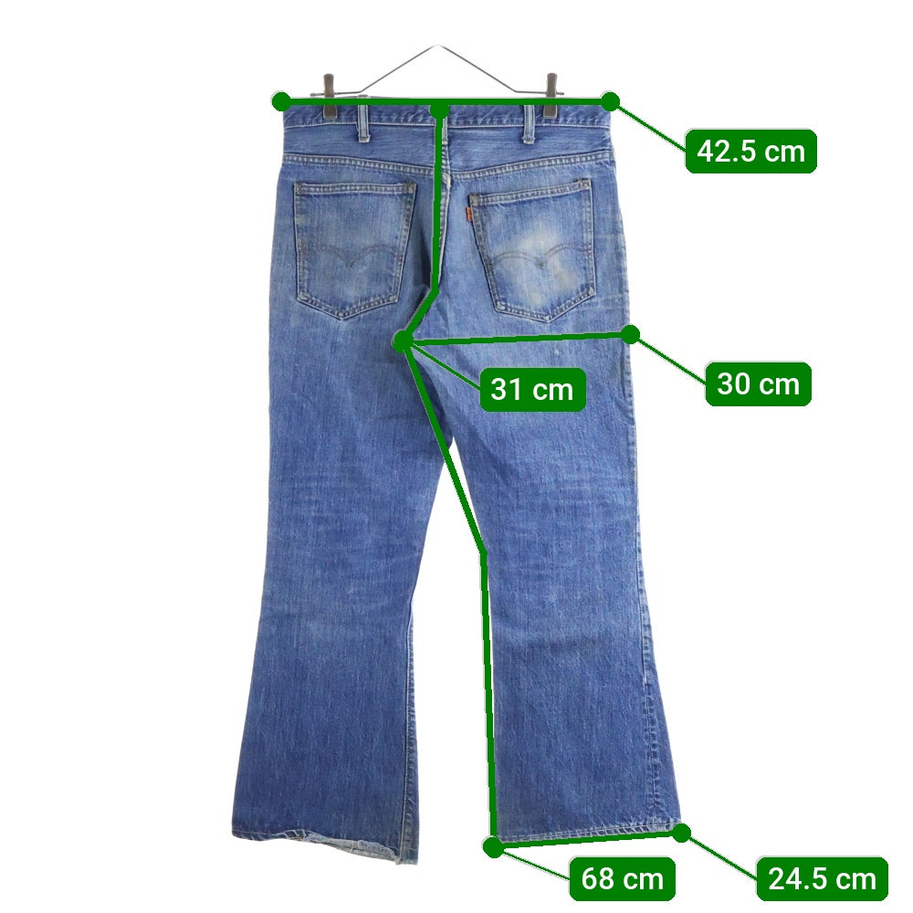 Levi's(リーバイス) 70S-80S VINTAGE 646 オレンジタブ ベルボトム フレア ヴィンテージ デニムパンツ インディゴ