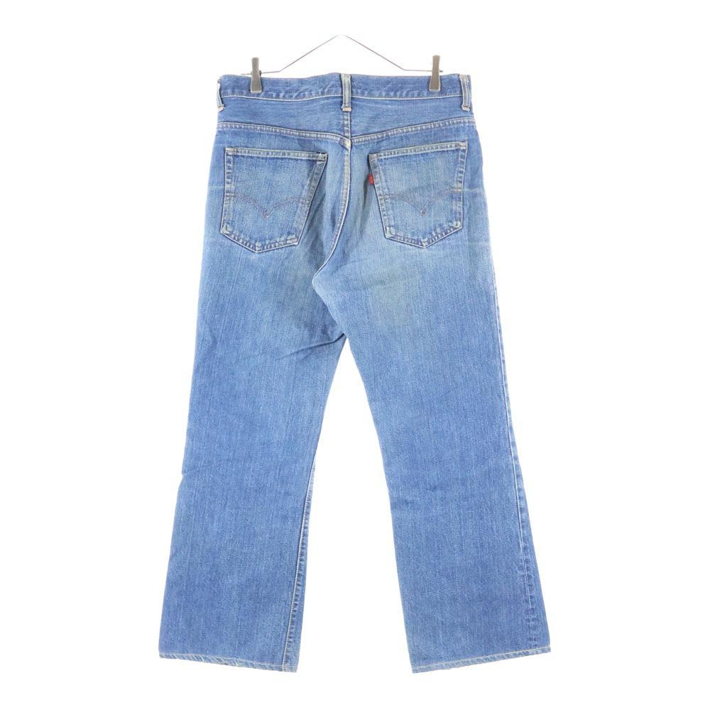 Levi's(リーバイス) 70S VINTAGE 517 ボタン裏2 ジップフライ ブーツカット ヴィンテージプリント デニムパンツ インディゴ