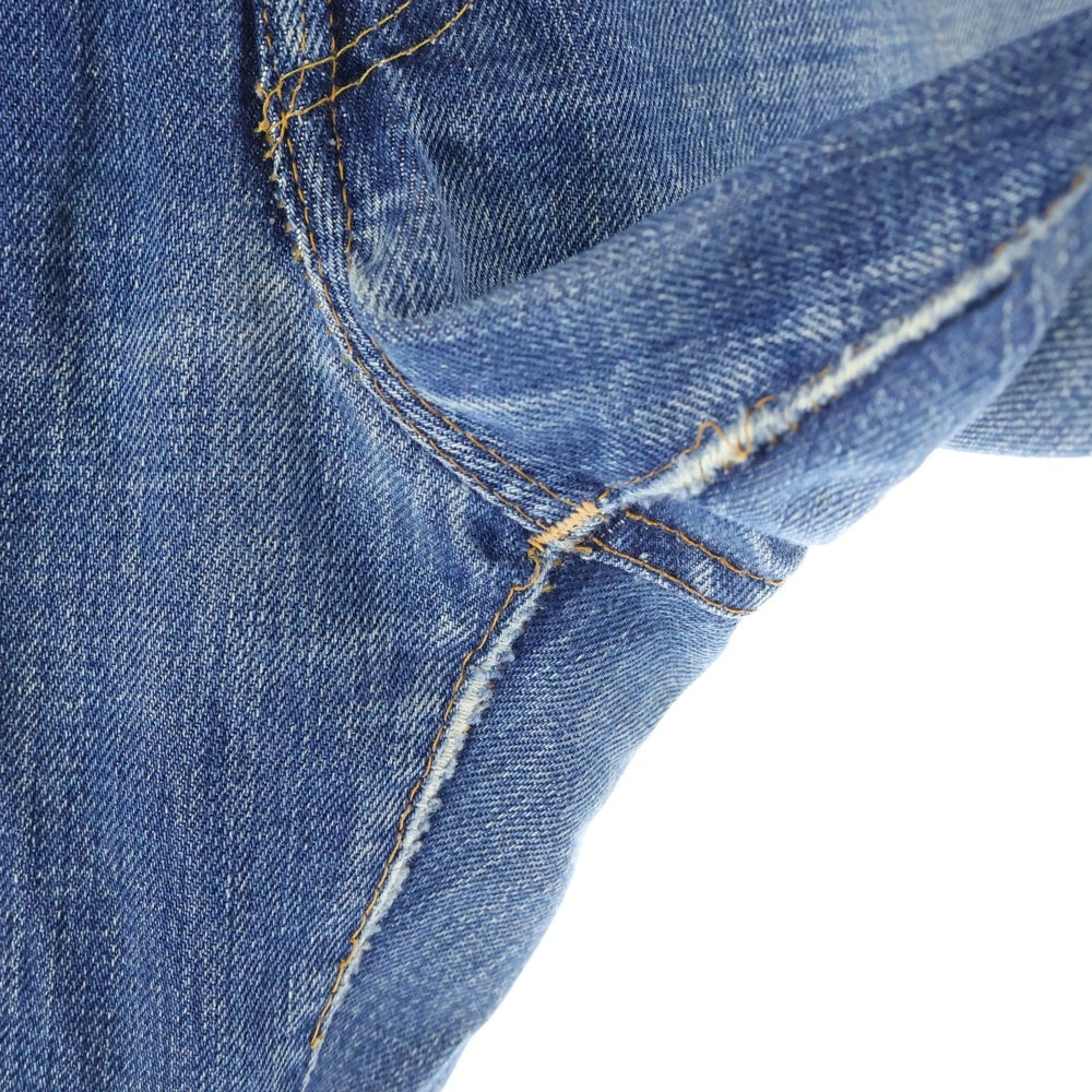 Levi's(リーバイス) 70S VINTAGE 517 ボタン裏2 ジップフライ ブーツカット ヴィンテージプリント デニムパンツ インディゴ