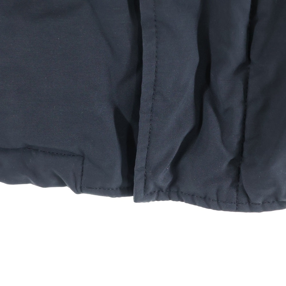 MUSE de Deuxieme Classe(ミューズ ドゥーズィエム クラス) 15AW ナイロン ジップアップフーデット ダウンロングジャケット ブラック レディース 15-020-500-4030-3-0