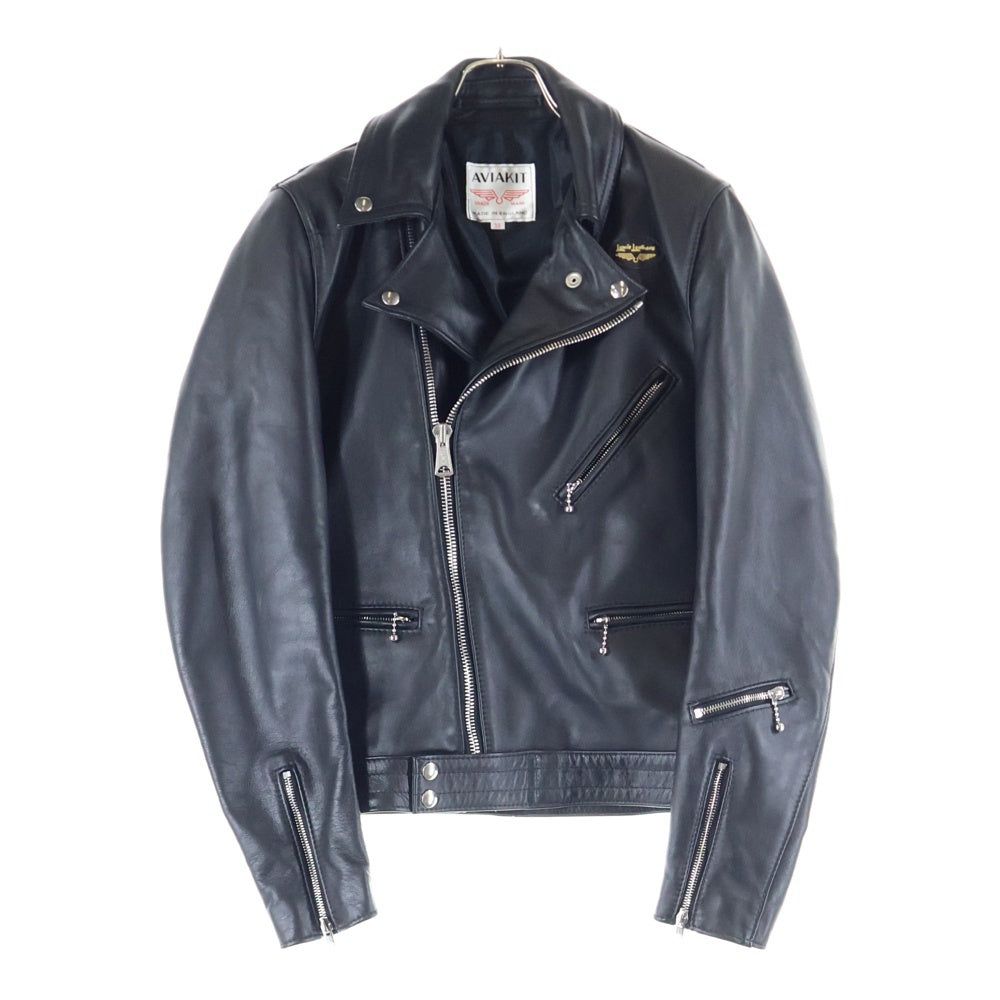 Lewis Leathers(ルイスレザー) CYCLONE TIGHT FIT サイクロン タイトフィット カウハイド ダブルライダース レザージャケット ブラック