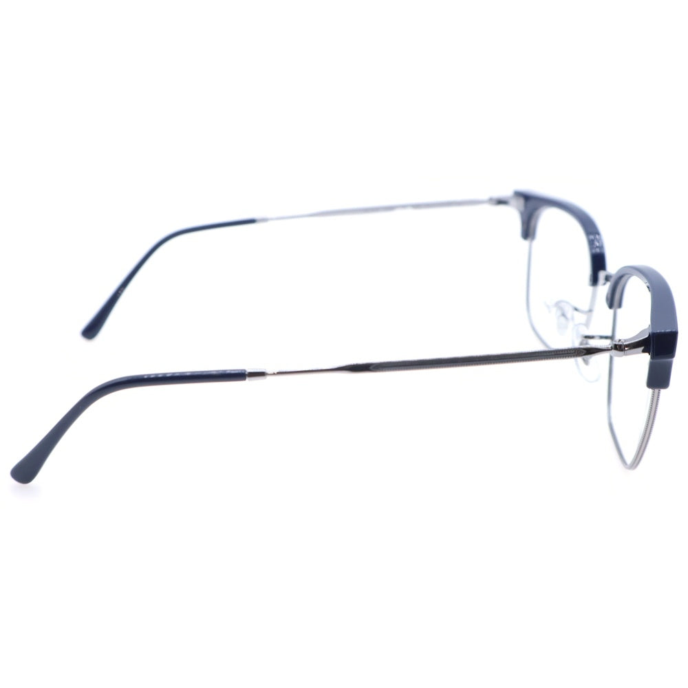 Ray Ban(レイバン) CLUBMASTER クラブマスター ハーフリム ボストン メガネ アイウェア サングラス ネイビー RB7216 レディース