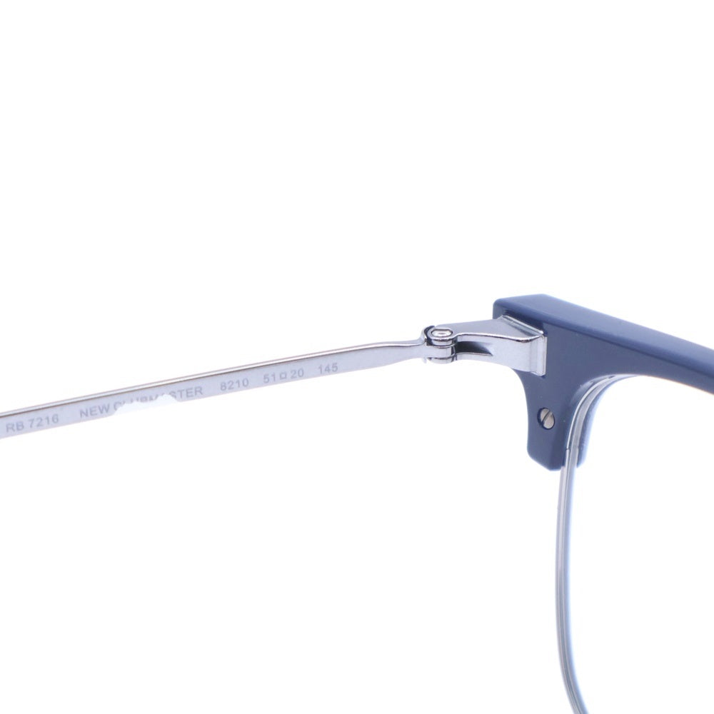 Ray Ban(レイバン) CLUBMASTER クラブマスター ハーフリム ボストン メガネ アイウェア サングラス ネイビー RB7216 レディース