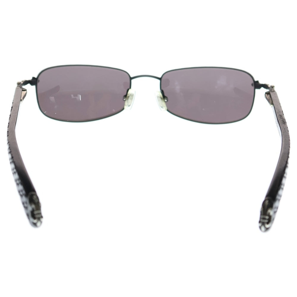 CHROME HEARTS(クロムハーツ) LIVING PROOF I ANTIQUE SILVER EBONY WOOD リビング プルーフ アンティークシルバー エボニー ウッド サングラス メガネ 眼鏡 ブラック 52-17-131