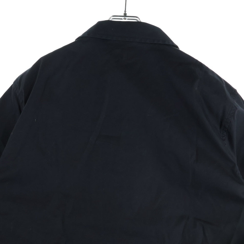 DIESEL(ディーゼル) S-STAN-BLEACH オーバルDロゴ 半袖コットンオープンカラーシャツ ブラック A14178