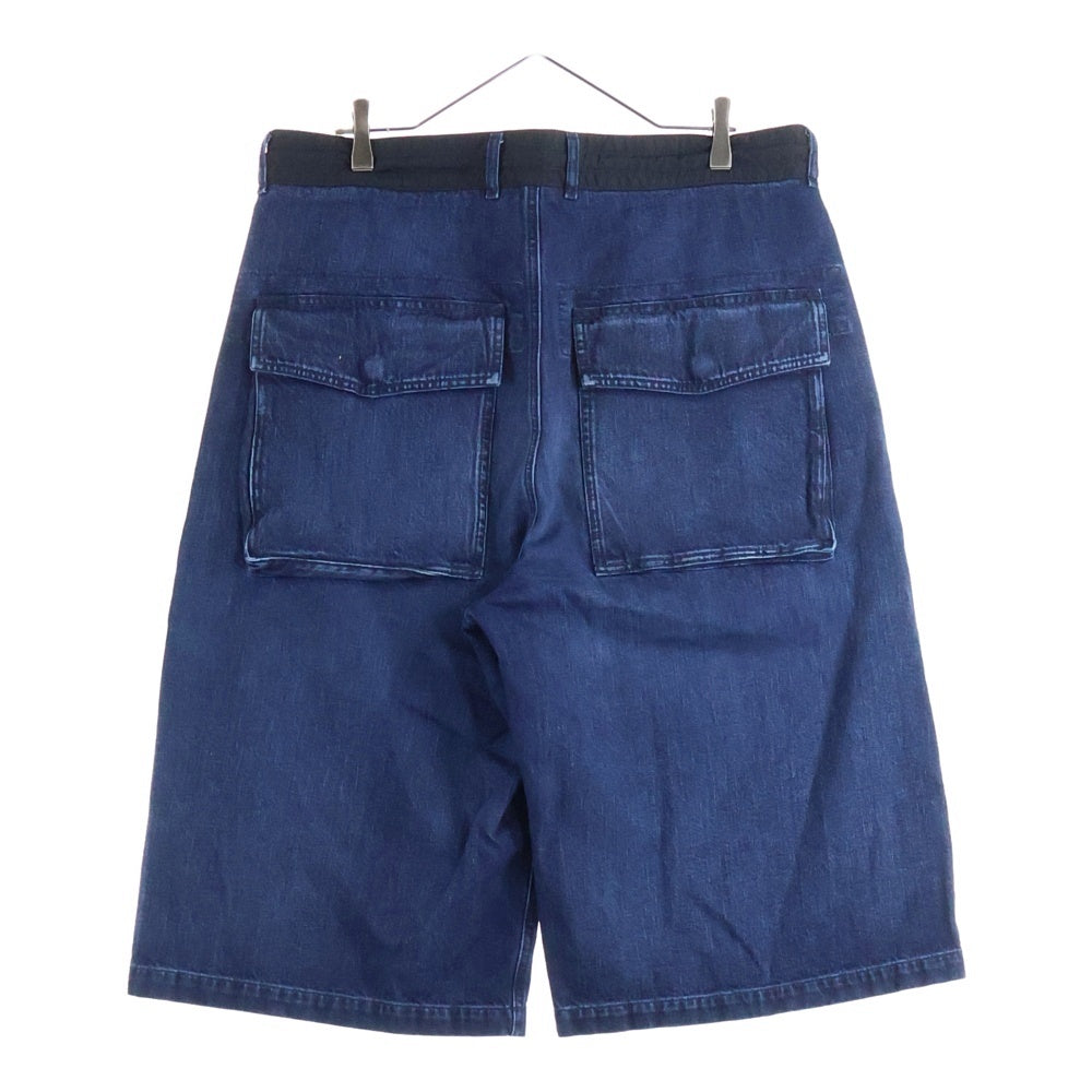 DIESEL(ディーゼル) JP-D-ANDRE-SHORT-S レイヤード加工 デニムショーツ ハーフパンツ インディゴ P01373