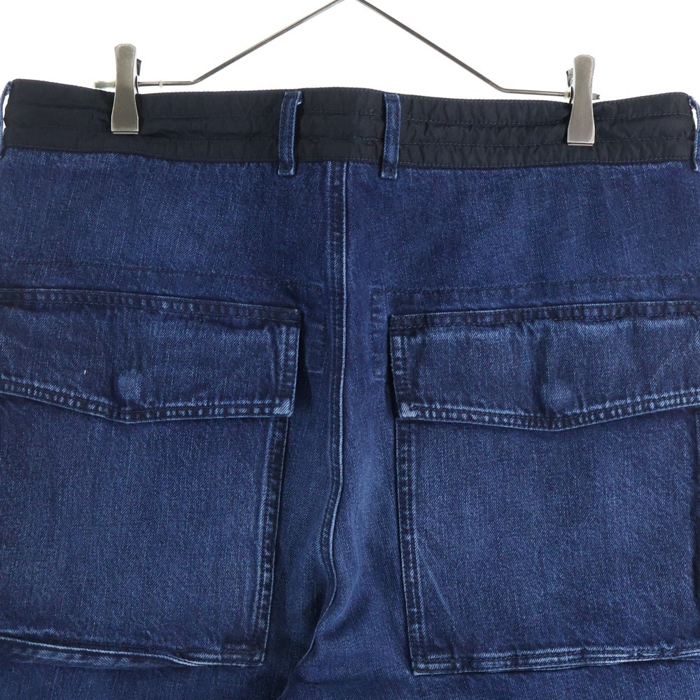 DIESEL(ディーゼル) JP-D-ANDRE-SHORT-S レイヤード加工 デニムショーツ ハーフパンツ インディゴ P01373