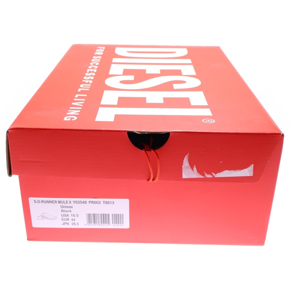 DIESEL(ディーゼル) S-D-RUNNER MULE X ミュール ローカットスニーカー ブラック US10.5/28.5cm Y03548 PR003 T8013