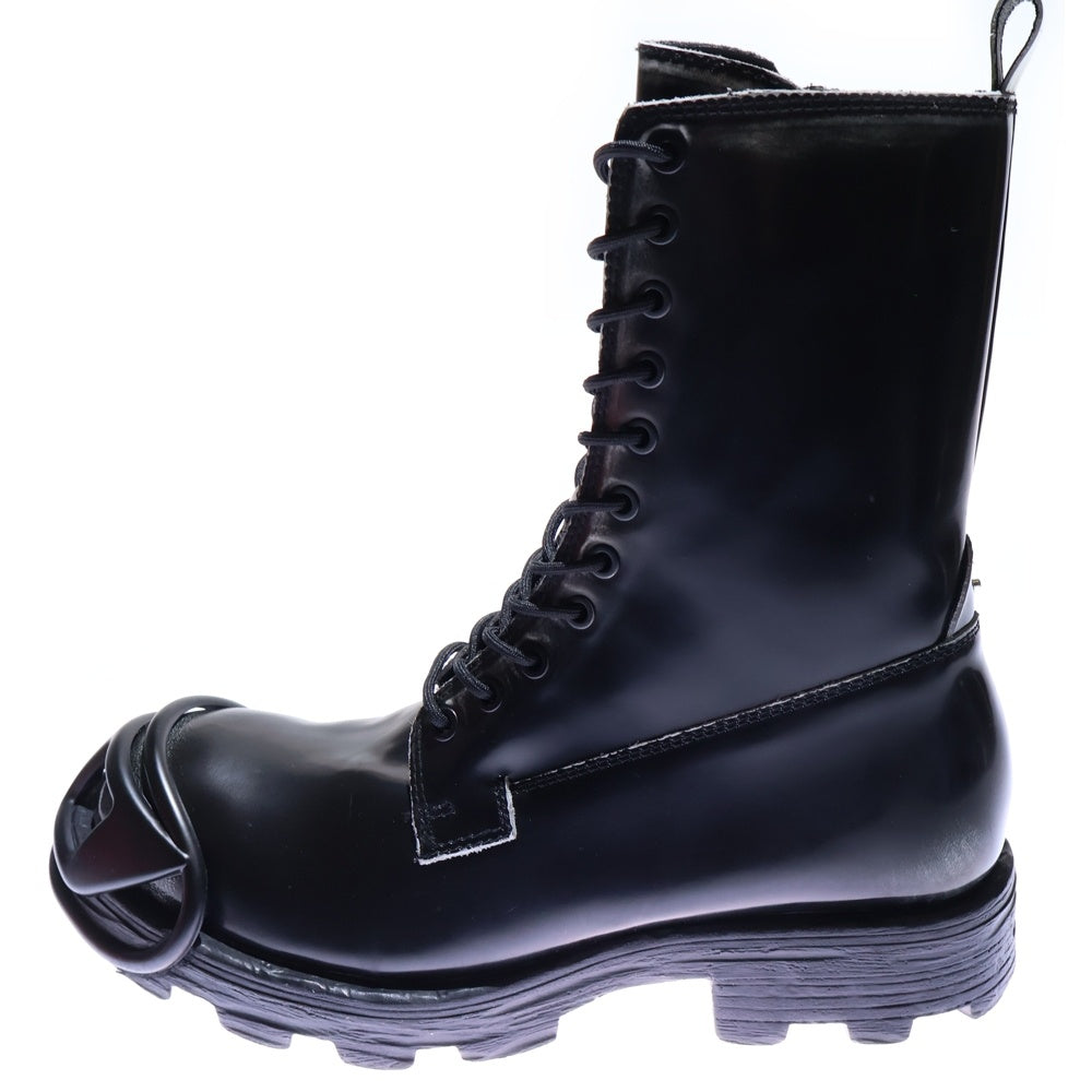 DIESEL(ディーゼル) D-HAMMER BT D フロントDロゴ サイド ジップアップブーツ ブラック US10.5/28.5cm Y03228 P4471 T8013