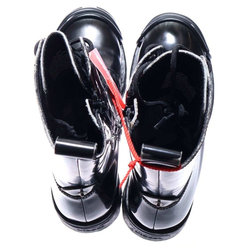 DIESEL(ディーゼル) D-HAMMER BT D フロントDロゴ サイド ジップアップブーツ ブラック US10.5/28.5cm Y03228 P4471 T8013