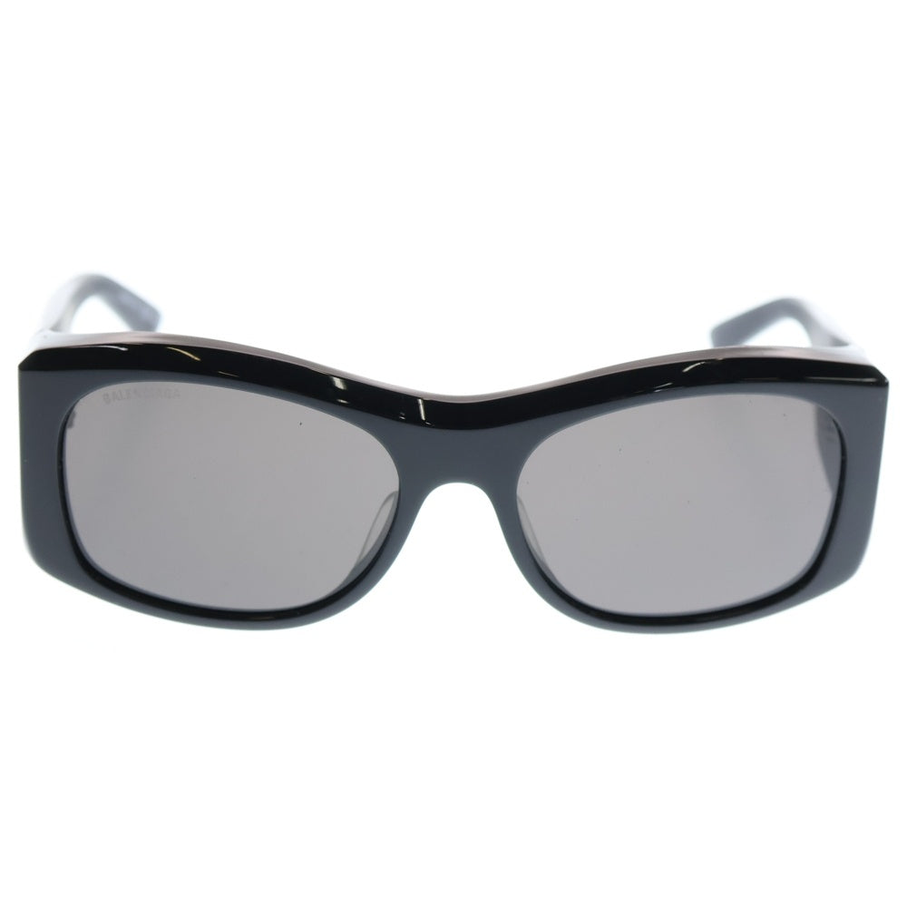 BALENCIAGA(バレンシアガ) スクエア型 サングラス 眼鏡 アイウェア ブラック BB0001S