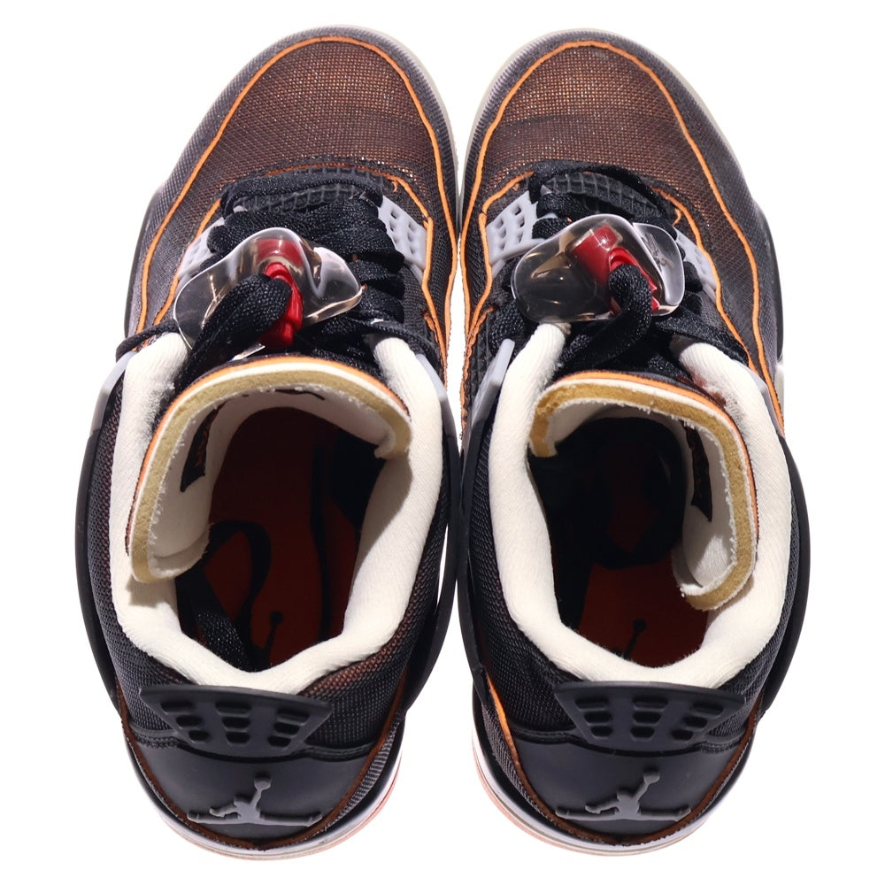 NIKE(ナイキ) GS AIR JORDAN 6 RETRO BLACK INFRARED エアジョーダン 6 ブラックインフラレッド ハイカットスニーカー レディース US6/23cm 384665-060