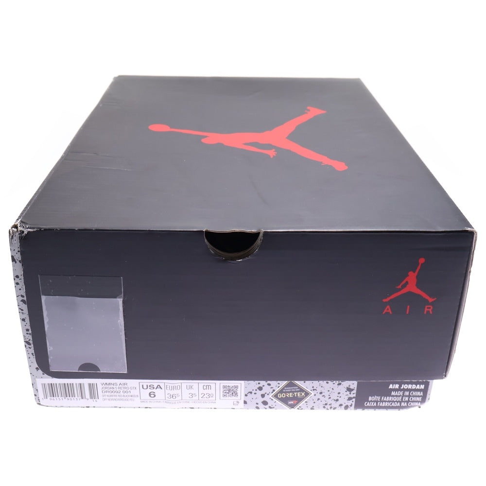 NIKE(ナイキ) GS AIR JORDAN 6 RETRO BLACK INFRARED エアジョーダン 6 ブラックインフラレッド ハイカットスニーカー レディース US6/23cm 384665-060