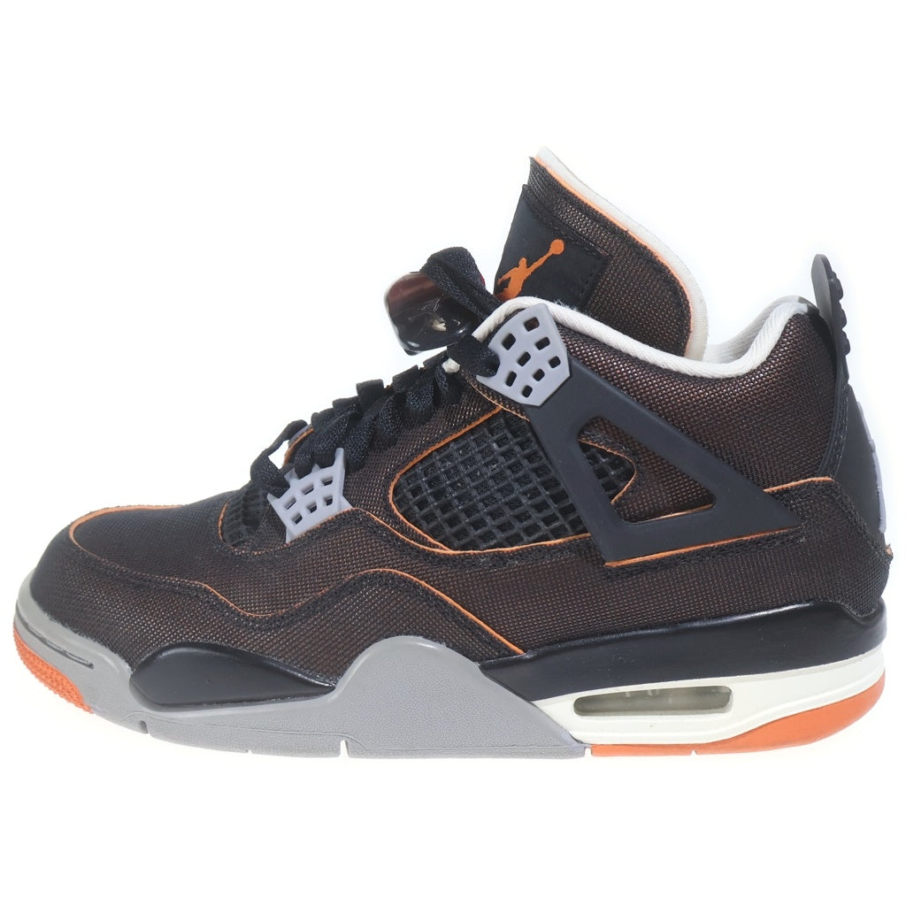 NIKE(ナイキ) WMNS AIR JORDAN STARFISH ウィメンズ エアジョーダン 4 スターフィッシュ ハイカットスニーカー ブラック/オレンジ US6/23cm CW7183-100 レディース