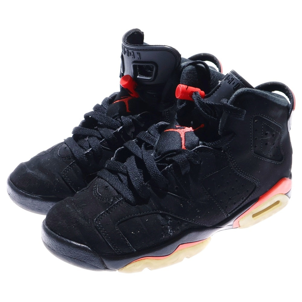 NIKE(ナイキ) WMNS AIR JORDAN 4 STARFISH ウィメンズ エアジョーダン 4 スターフィッシュ ハイカットスニーカー ブラック/オレンジ US6/23cm CW7183-100 レディース