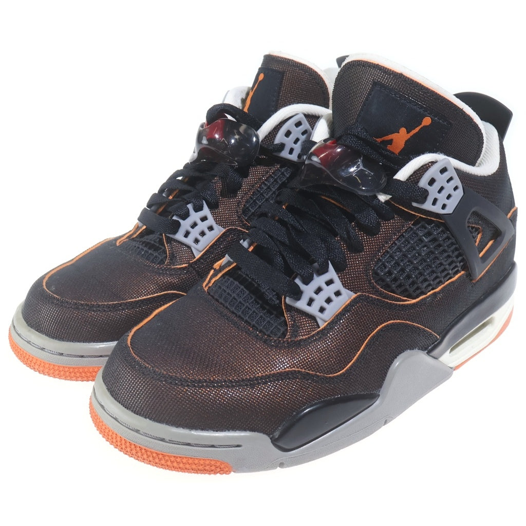 NIKE(ナイキ) WMNS AIR JORDAN STARFISH ウィメンズ エアジョーダン 4 スターフィッシュ ハイカットスニーカー ブラック/オレンジ US6/23cm CW7183-100 レディース