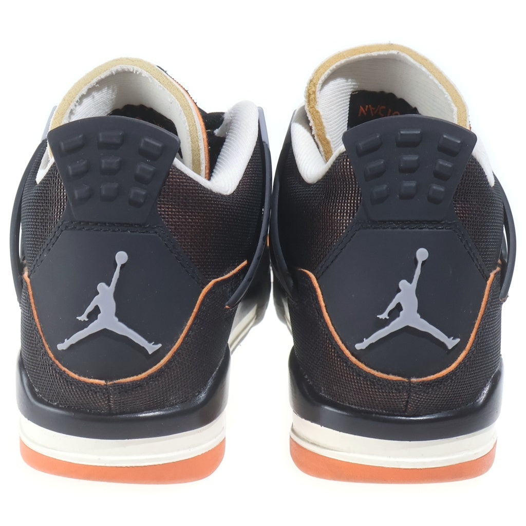 NIKE(ナイキ) WMNS AIR JORDAN STARFISH ウィメンズ エアジョーダン 4 スターフィッシュ ハイカットスニーカー ブラック/オレンジ US6/23cm CW7183-100 レディース