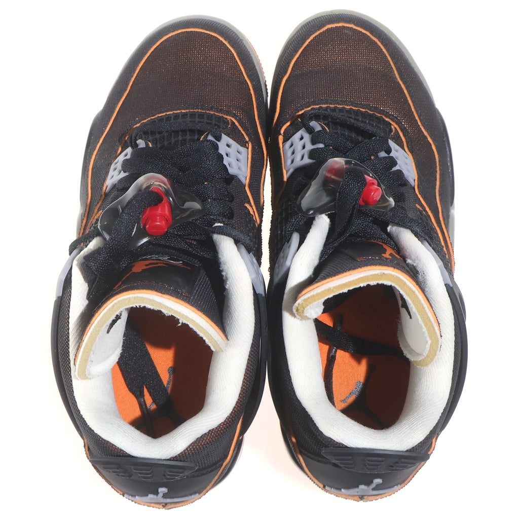 NIKE(ナイキ) WMNS AIR JORDAN STARFISH ウィメンズ エアジョーダン 4 スターフィッシュ ハイカットスニーカー ブラック/オレンジ US6/23cm CW7183-100 レディース