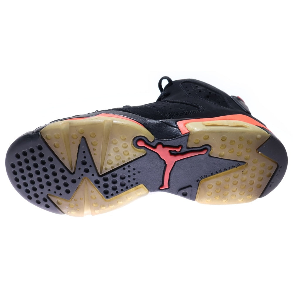 NIKE(ナイキ) WMNS AIR JORDAN 4 STARFISH ウィメンズ エアジョーダン 4 スターフィッシュ ハイカットスニーカー ブラック/オレンジ US6/23cm CW7183-100 レディース