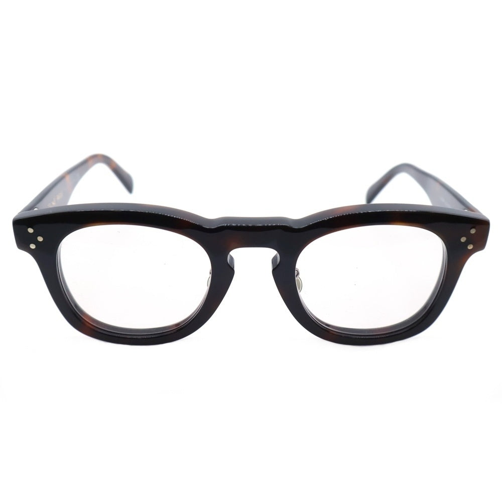 CELINE(セリーヌ) ウェリントン ハバナ アイウェア メガネ 眼鏡 ブラウン CL50049J